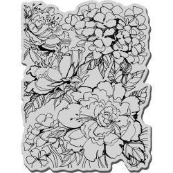 Stampendous Cling Rubber Stamp garden Background