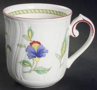 Villeroy & Boch Persia (Scalloped) Mug, Fine China Dinnerware   Porcelain,Floral