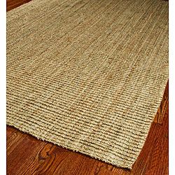 Hand woven Weaves Natural colored Fine Sisal Rug (4 X 6)