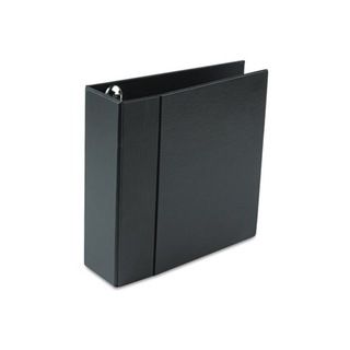 Avery Heavy duty Vinyl EZd Ring Reference 4 inch Capacity Black Binder (pack Of 4) (BlackQuantity Case of four (4)Wide front and back panels fully cover standard dividers and sheet protectorsExposed rivets on spineNonstick, heavy duty poly wont lift ink 