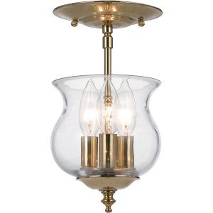 Crystorama Lighting CRY 5715 PB Ascott Semi Flush