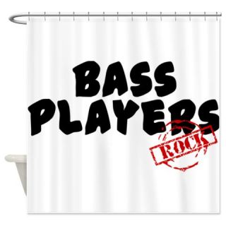  Bass Players Rock Shower Curtain  Use code FREECART at Checkout