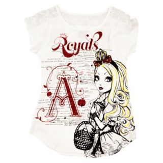 Ever After High Girls Graphic Tee   Cream M