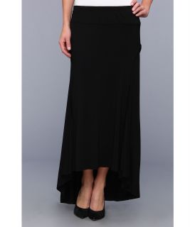 Karen Kane High Low Reverse Seam Skirt Womens Skirt (Black)