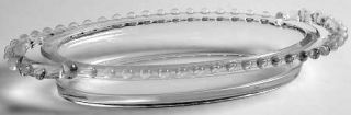 Imperial Glass Ohio Candlewick Clear (Stem #3400) Handled Pickle Dish   Clear, S