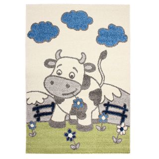 Magic Happy Cow Beige Area Rug (311 X 57)