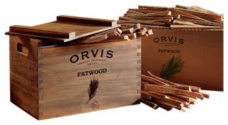 Orvis Fatwood / Only 14 lb. Wooden Box