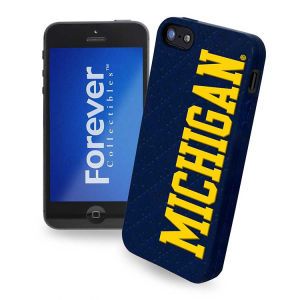 Michigan Wolverines Forever Collectibles IPHONE 5 CASE SILICONE LOGO