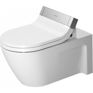 Duravit 2533590000 Starck 2 Toilet wall mounted, Concealed Fixation, for SensoWa