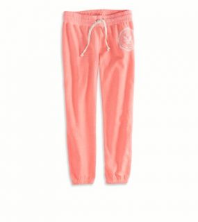 Knockout Pink AEO Factory Cropped Sweatpant, Womens XXS
