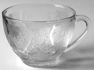 Arcoroc Fleur Cup Only   Pressed,Clear,Raised Petal Leaves