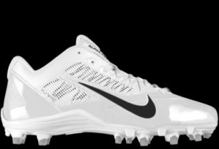 Nike Alpha Pro TD iD Custom Mens Football Cleats   White