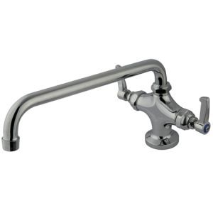 Elements of Design EFPS312SS Universal Deck Mount Double Pantry Faucet With Swin