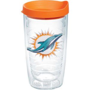 Miami Dolphins 16oz Tervis Tumbler with Lid