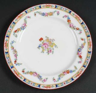 Minton Minton Rose (Older,Smooth) Luncheon Plate, Fine China Dinnerware   Older,