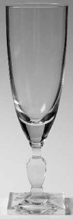 Cristal de Sevres Cds8 Fluted Champagne   Plain,Multisided Stem,Square Foot