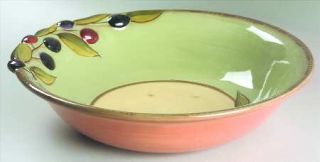 Clay Art Oliva Italiana 13 Pasta Serving Bowl, Fine China Dinnerware   Embossed