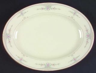 Lenox China Riverdale 13 Oval Serving Platter, Fine China Dinnerware   Cosmopol