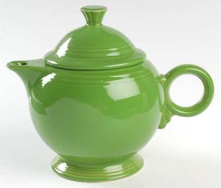 Homer Laughlin  Fiesta Shamrock Green Teapot & Lid, Fine China Dinnerware   Sham