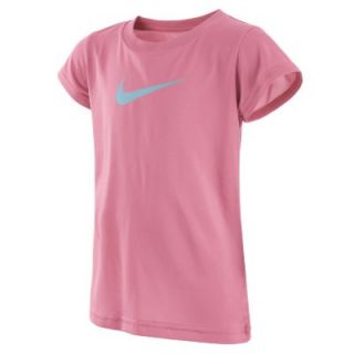 Nike Dri FIT Legend Pre School Girls T Shirt   Pink
