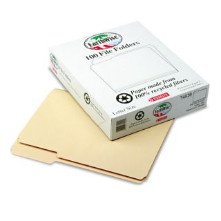 Pendaflex Manila 1/3 Cut Top Tab Letter Earthwise Recycled File Folder