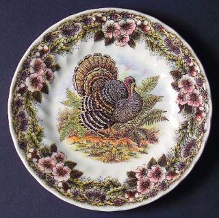 Churchill China Thanksgiving Multicolor (England) Bread & Butter Plate, Fine Chi