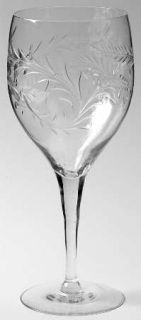 Tiffin Franciscan 17702 Water Goblet   Stem#17702, Leaves