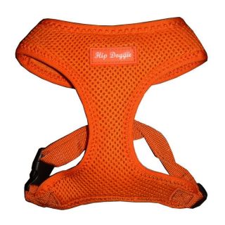 Hip Doggie Ultra Comfort Orange Mesh Harness Vest Multicolor   HD HOR M, M