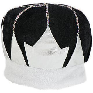 Black Plush Royalty Crown