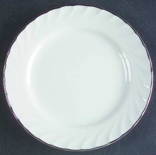 Puritan (Japan) Estate Bread & Butter Plate, Fine China Dinnerware   White,Swirl