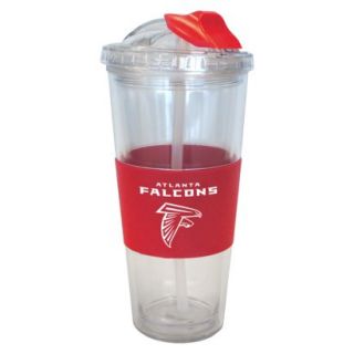 Boelter Brands NFL 2 Pack Atlanta Falcons No Spill Tumbler with Straw   22 oz