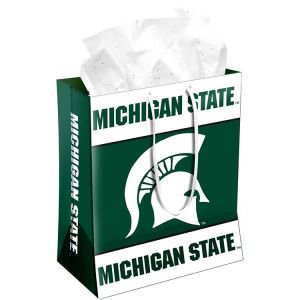 Michigan State Spartans Forever Collectibles Gift Bag Medium NCAA