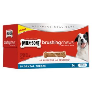Milk Bone Brushing Chews Dog Treats   18 Count (Medium/Small)