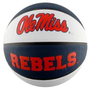Mississippi Rebels NCAA Deluxe Rubber Basketball