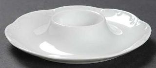 Rosenthal   Continental Monbijou (White) Egg Holder, Fine China Dinnerware   Whi