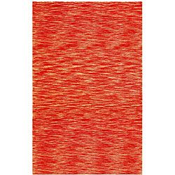 Hand tufted Mixed Copper Abrash Wool Rug (8 X 10) (OrangePattern SolidMeasures 0.5 inch thickTip We recommend the use of a non skid pad to keep the rug in place on smooth surfaces.All rug sizes are approximate. Due to the difference of monitor colors, s