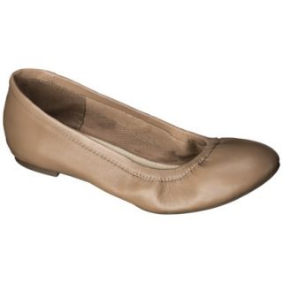 Girls Cherokee Hailey Genuine Leather Ballet Flats   Tan 6