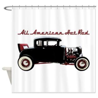  All American Hot Rod.png Shower Curtain  Use code FREECART at Checkout