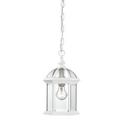 Nuvo Boxwood 1 light White 14 inch Hanging Fixture
