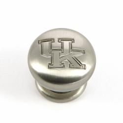 University Of Kentucky Wildcats Satin Nickel Cabinet Knobs (pack Of 5)