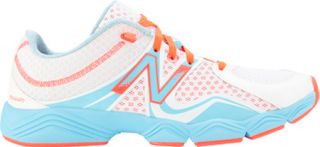 Womens New Balance WX867   White Lace Up Shoes