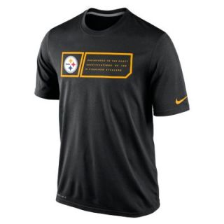 Nike Legend Jock Tag (NFL Pittsburgh Steelers) Mens T Shirt   Black