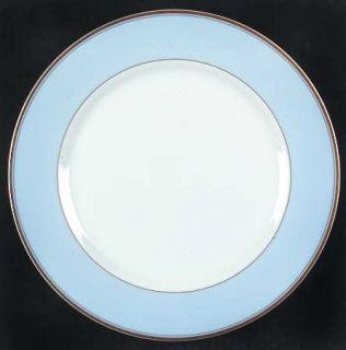 Mikasa Wisteria Blue Dinner Plate, Fine China Dinnerware   Blue Border         F