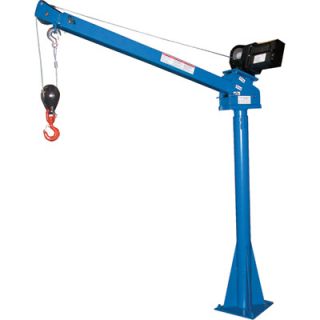 Vestil Power Lift Jib Crane   2000 Lb. Capacity, 12V DC, Model# WTJ 20 3 DC