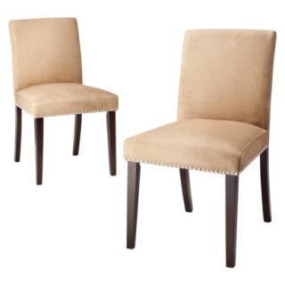 Skyline Dining Chair Uptown Dining Chair Set of 2   Cappuccino