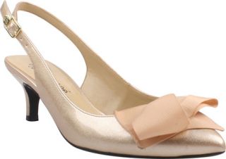 Womens J. Renee Lilliana   Gold Blush Patent Leather Ornamented Shoes