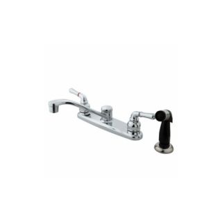 Elements of Design EB272 Universal Two Handle Kitchen Faucet With Spray