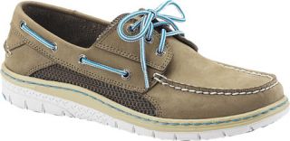 Mens Sperry Top Sider Billfish Ultralight 3 Eye   Tan/Blue Leather Moc Toe Shoe