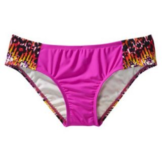 Juniors Hipster Swim Bottom  Magenta M