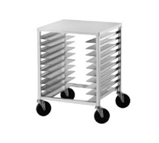 Advance Tabco Mobile Pan Rack   Holds (10) 18x26 Pans, Intermediate Height, Aluminum Top